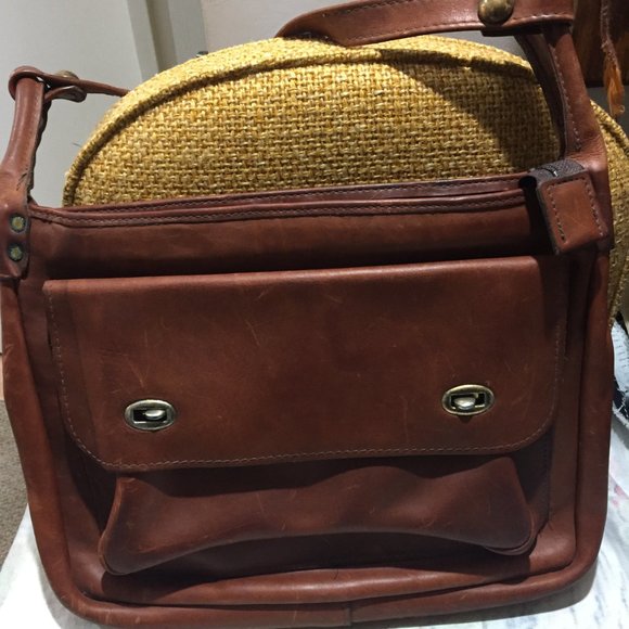 VINTAGE MESSENGER CROWN LEATHER BAGS - Picture 11 of 14